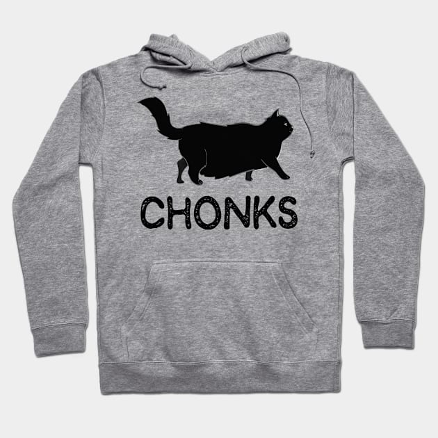 Chonk Cat Hoodie by Sunset beach lover